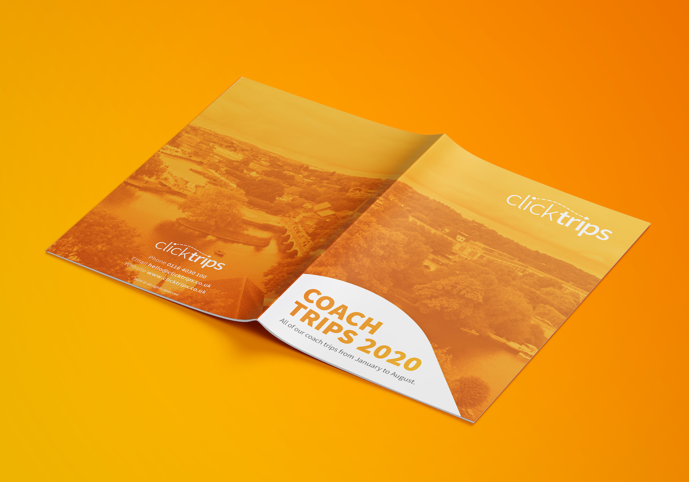 ClickTrips Brochure Design