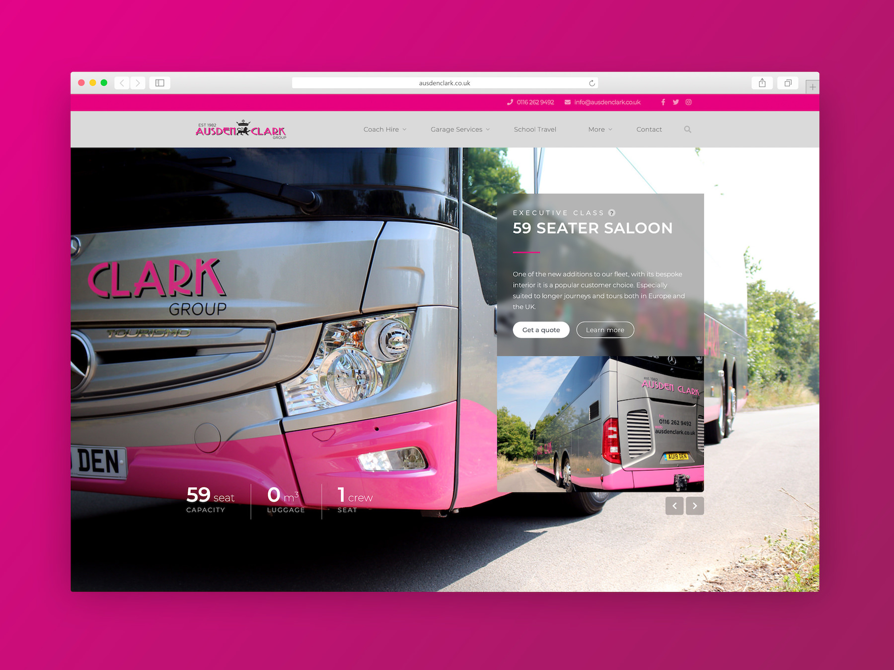 Ausden Clark Group – Website Design